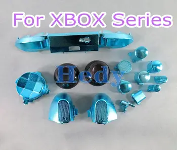 1 комплект хромированных кнопок запуска LB RBumper RT LT Mod Kit для Microsoft Xbox Контроллер XBOX серии S X Аналоговый джойстик Dpad