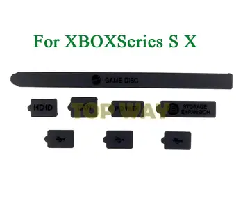 10 комплектов пылезащитных пробок для XboxSeries S, комплект защитных сетчатых фильтров, пробка для гнезда, силиконовые заглушки для аксессуаров Xbox Series X