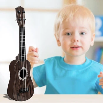 16 Дюймов Гавайская Гитара Развивающие Игрушки Детская Гавайская Гитара, Имитирующая Музыкальные Игрушки Гавайская Гитара Инструмент для Детей Малышей Подарки на День Рождения К Празднику