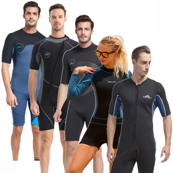 2 мм встроенный короткий водолазный костюм для защиты от солнца для мужчин и теплый костюм для серфинга для глубокого дайвинга