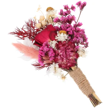 2 шт. Маленький букетик сухих цветов, мини-бутоньерка для декора вазы