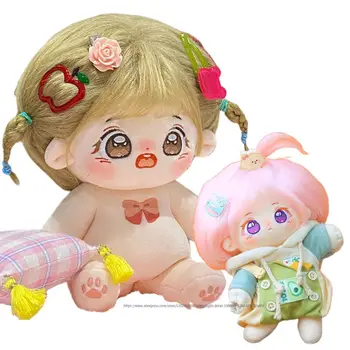 20 см Новая кукла-идол, плюшевые хлопковые куклы-звезды, мягкие детские плюшевые игрушки Каваи, без атрибутов, куклы, игрушки, коллекция фанатов, подарки для детей