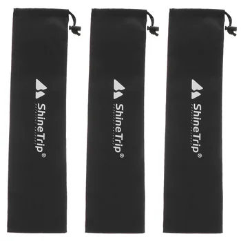 3ШТ Прочный практичный Палаточный шест Для организации упаковки Сумка для хранения бельевой веревки