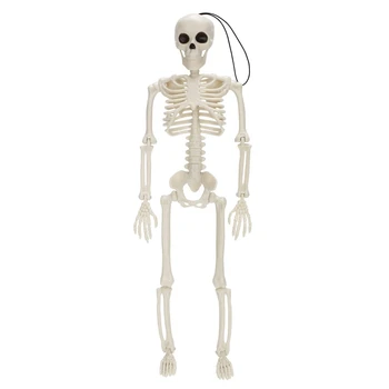 40 см Съемный реквизит в виде полного человеческого скелета, украшение для вечеринки в честь Хэллоуина, реквизит для дома с привидениями, декор для Кладбища, 1 шт.