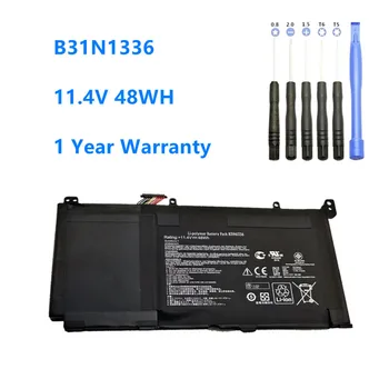 B31N1336 C31-S551 11,4 V 48WH Аккумулятор для ноутбука ASUS VivoBook S551 S551LB S551LA R553L R553LN R553LF K551LN V551 V551LA B31N1336