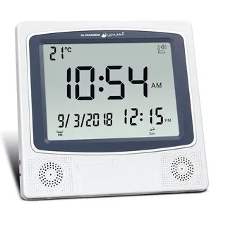 HA-4010 Цифровые исламские часы Мусульманский подарочный будильник Азан Молитвенный будильник ЖК-часы Радио Исламский будильник