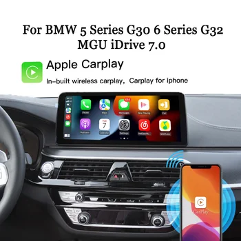 Hualingan 128G CarPlay AI box для BMW G30 G32 с новейшим обновлением iDrive 7.0 Apple CarPlay Android Auto Navigation adapter