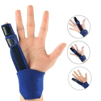KoKossi 1 шт. Бандаж для фиксации пальцев для ухода за большим пальцем, стабилизатор поддержки, встроенный в алюминиевый сплав, для снятия боли при артрите, Забота о здоровье