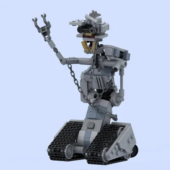 MOC Johnny 5 Mecha Робот Строительные Блоки Набор Военный Робот Игрушки из Фильма Короткое Замыкание 382 Шт Кирпич для Детской коллекции