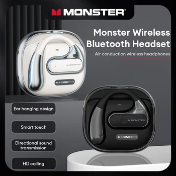 Monster AC320 Bluetooth 5.4 Гарнитура IPX5 Спортивные Наушники Waterpoof Беспроводные Долговечные Четкие Голосовые Вызовы 360 ° Стереонаушники