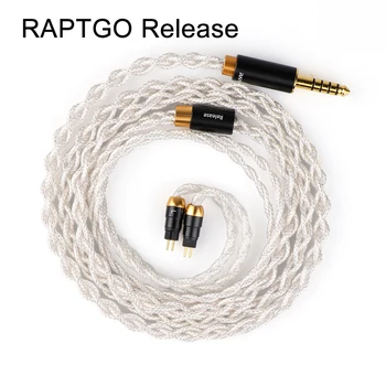 RAPTGO выпустила совместно разработанный кабель для наушников с улучшенным экраном диаметром 4,4 мм, Литровый из тайваньской монокристаллической меди