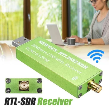 RISE-USB-Адаптер RTL-SDR RTL2832U + R820T2 + 1Ppm TCXO TV-Тюнер Stick Receiver
