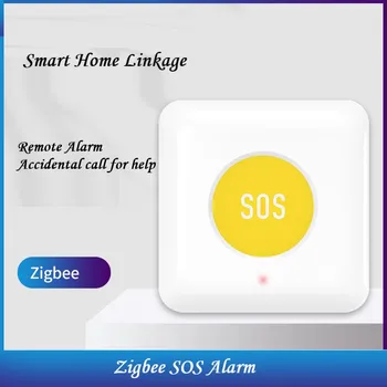 SA080 Zigbee SOS, вызывающий экстренный вызов, Беспроводная аварийная кнопка для дома престарелых, сигнализация для пожилых людей, используемая с Zigbee Gateway
