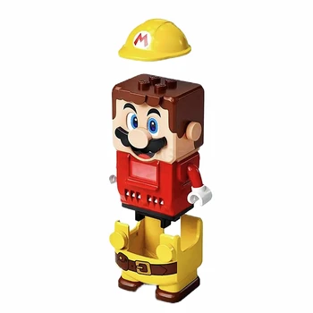 Super Mario Bros Blocks Luigi Buliding Blocks Фигурки Из Экшн-игрушек В сборе Игрушки mark box Куклы Детские Подарки На День Рождения человек-паук