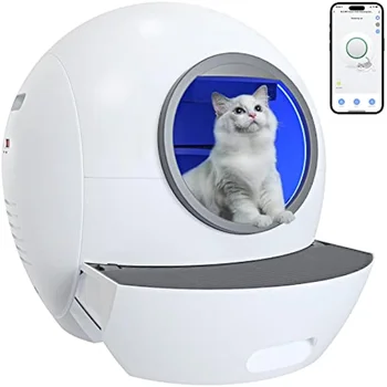 Wi-Fi Автоматический Умный ящик для кошачьего туалета, Большой ящик для кошачьего туалета, Полностью закрытый, Защита от брызг, Arenero Gato Cerrado Товары для домашних животных