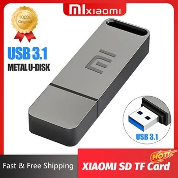 XIAOMI Новый Супер Мини Металлический Usb флэш-накопитель взаимной передачи Портативная USB-память 2 ТБ 1024 ГБ 512 ГБ Высокоскоростной Usb3.0