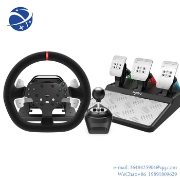 YYHC оптом PXN V10 ps4 driving racing gaming рулевое колесо с обратной связью по усилию с педалями сцепления для ПК ps4