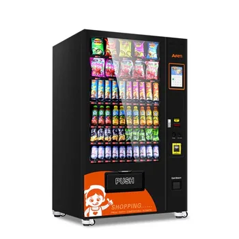 Автоматический комбинированный торговый автомат для закусок и напитков