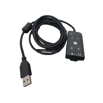 Адаптер USB на 3,5 мм, внешняя стереозвук-карта USB для гарнитуры Cloud2 7.1