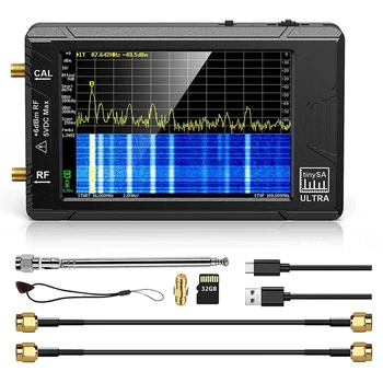 Анализатор спектра Tinysa ULTRA Seesii 4,0 дюйма с частотой от 100 кГц до 5,3 ГГц, генератор сигналов малой частоты 2-в-1 от 100 кГц до 800 МГц