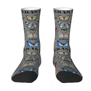 бабочка Со сцены на экран Зимние носки унисекс для бега Happy Socks в уличном стиле Crazy Sock