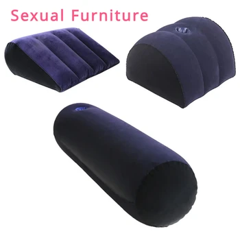 БДСМ Секс подушка для секс игрушки Позиционная подушка Сексуальная мебель Надувная для пары Игры для взрослых Эротика Женская Мастурбация Мужчины