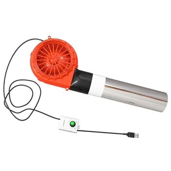 Вентилятор для барбекю PWM воздуходувка 12x3,2 см 5V 1A Большой вентилятор с питанием от USB для приготовления пищи