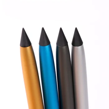 Вечный карандаш из алюминиевого сплава с ластиком Endless New Technology Карандаш со стирающимся черным грифелем HB для карандашей Нет необходимости заменять заправку