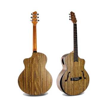 Высококачественная деревянная акустическая гитара ручной работы, стиль джаз, 41 дюйм, основной цвет, 6 струн, фолк, супер красивая