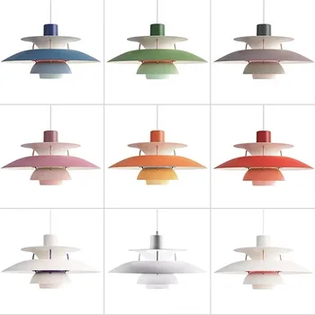 Датский Дизайн 40 см Лампа Светодиодный Подвесной Светильник Loui Высокое Качество Poulsen Decor 50 см слой Подвесного Светильника Кухонная Подвесная Лампа