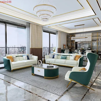 ДИВАН Loveseat современный легкий роскошный комбинированный диван для гостиной