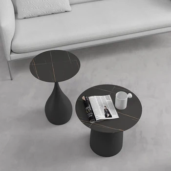 Журнальный столик в скандинавском минимализме, Промышленный эстетический глянцевый дизайн, Журнальный столик на открытом воздухе, украшение для дома