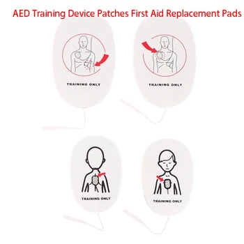 Заплатки для тренажера AED, сменные накладки для обучения оказанию первой помощи, универсальный тренажер для взрослых