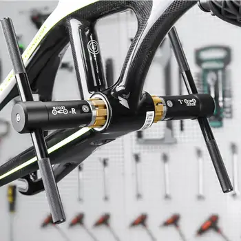 Инструмент для нарезания резьбы на нижнем кронштейне велосипеда MTB, прочный инструмент для нарезания резьбы на нижнем кронштейне велосипеда для ремонта шоссейных велосипедов Оптом