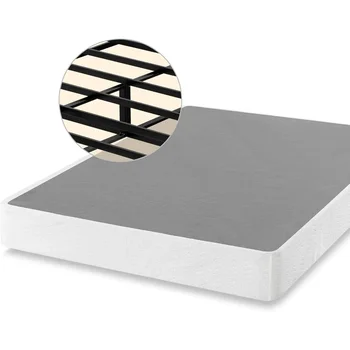 Каркас кровати, 9-дюймовая металлическая пружина Smart spring, основа матраса, прочный металлический каркас, прост в сборке, каркас кровати для домашней спальни