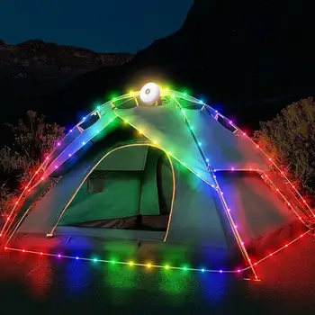 Кемпинговая Светодиодная Лента Outdoor Tent Light High Brightness Led Camping Fairy Light Strip with Magnetic Usb Rechargeable Ip44