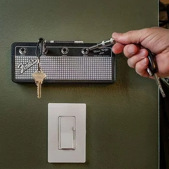 Ключ Marshall Key Креативное Гитарное крыло Винтажный динамик Крючок База Для хранения ключей Подарочная цепочка для хранения ключей Украшение коробки Ключ