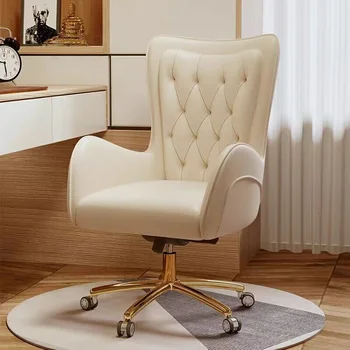 Компьютерный диван, стулья для гостиной, Дизайнерский туалетный столик, кресла для чтения, косметический Ленивый Кожаный трон, Современный комод, мебель для салона Sillon