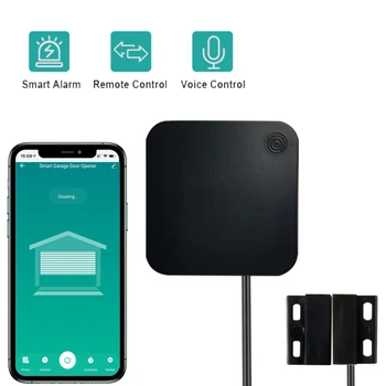Контроль доступа Wi-Fi Открывалка гаражных ворот Tuya Беспроводной контроллер для гаражных ворот Приложение дистанционного управления Дистанционное голосовое управление Smarter