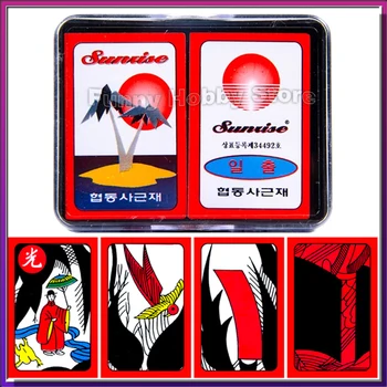 Корейская версия Hanafuda Folk Custom Card Gostop Go Stop Настольные Игровые карты Популярная Семейная вечеринка Настольная игра Go-stop Hanafuda Cards