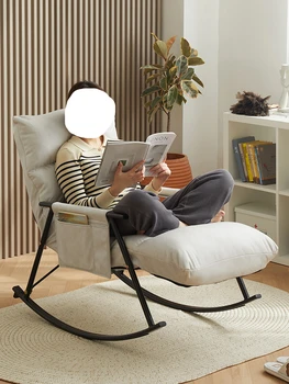 Кресло-качалка, кресло с откидной спинкой для взрослых, балкон, домашний шезлонг, lazy leasure, диван, лобстер