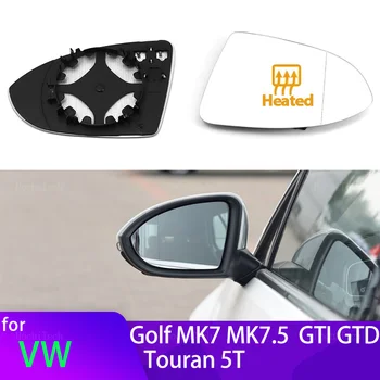 Левое и Правое Боковые Зеркала Заднего Вида с Широким Углом Обзора для Volkswagen VW Golf 7 MK7/MK7.5 GTI GTD 2012-21 Touran 5T