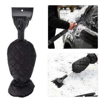 Лопатка для снега и льда Перчатки Инструмент для Термической чистки Средство для удаления Бархата Лесной Скребок для лица