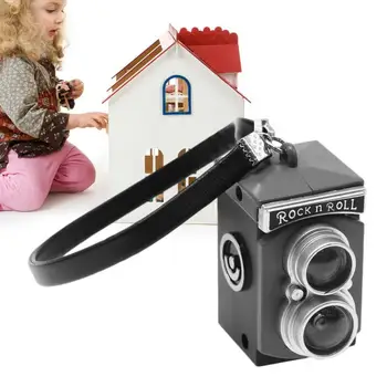 Мини-камера для детей, цифровая зеркальная камера для кукольного домика, реквизит для фотосъемки, винтажная модель камеры, аксессуары для кукол, мини-украшения