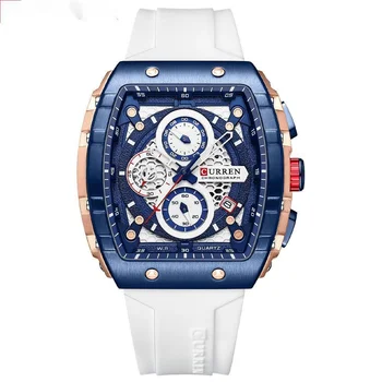 Мужские часы Роскошные Оригинальные Шестиконтактные Водонепроницаемые Кварцевые Наручные Модные Спортивные Часы Для Мужчин Часы Relojes