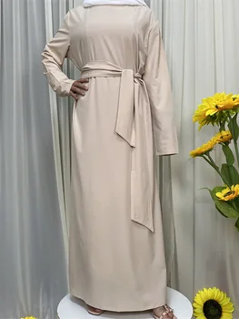Мусульманское 2023 новое модное свободное женское платье размера плюс, одежда Abaya Eid al-Fitr, исламская горячая распродажа, простое женское платье длиной до пола