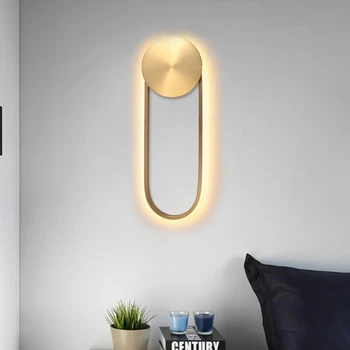 настенный светильник творческой личности 3-цветный светодиодный настенный светильник с регулируемой яркостью прикроватная лампа для спальни гостиная проход для прикроватной тумбочки отеля