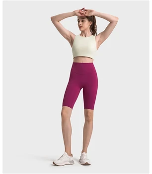 Настраиваемый с логотипом Align High Rise Короткие штаны для бега 10 шт. Шорты для бега Колготки для бега Поясничная поддержка Шорты для йоги Комплект для йоги