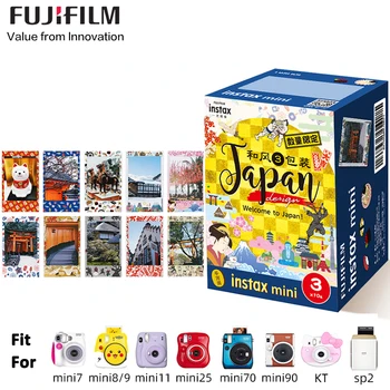 Новая японская пленка Fujifilm Instax Mini 10-30 Листов Для камеры Fuji Instant Mini 12 11 9 8 7s для принтера SP-1/2 (срок годности: 2024)