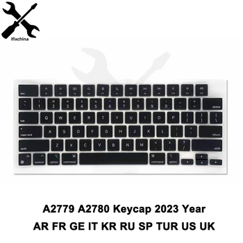 Новый Ноутбук 2023 Года A2779 A2780 Key Keycaps Keys Cap Ремонт Клавиатур Ножницами для Apple Macbook Pro Retina M2 Pro 14,2 
